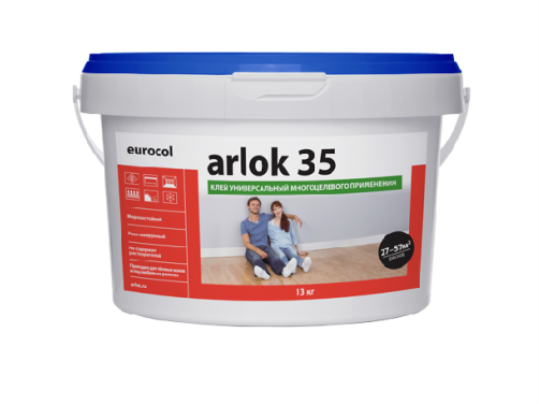 Клей Arlok 35 (13 кг) 230-490 г/м2, контактный для ПВХ покрытий